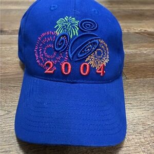 Vintage Disney Hat Blue 2004 Walt Disney World Embroidered Cap
